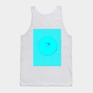 Parsley Blue Moon Face Tank Top